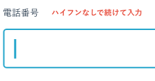 入力形式事前指示設定