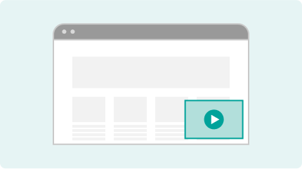 動画ウィジェット
