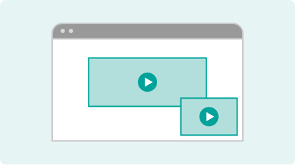 動画ウィジェット